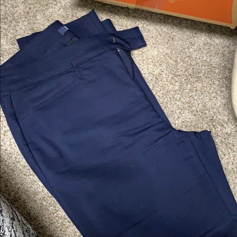 Navy dress trousers